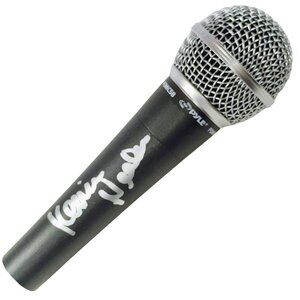 Kevin Nealon SNL Comedian Signed Black Microphone Beckett Authentication Proof